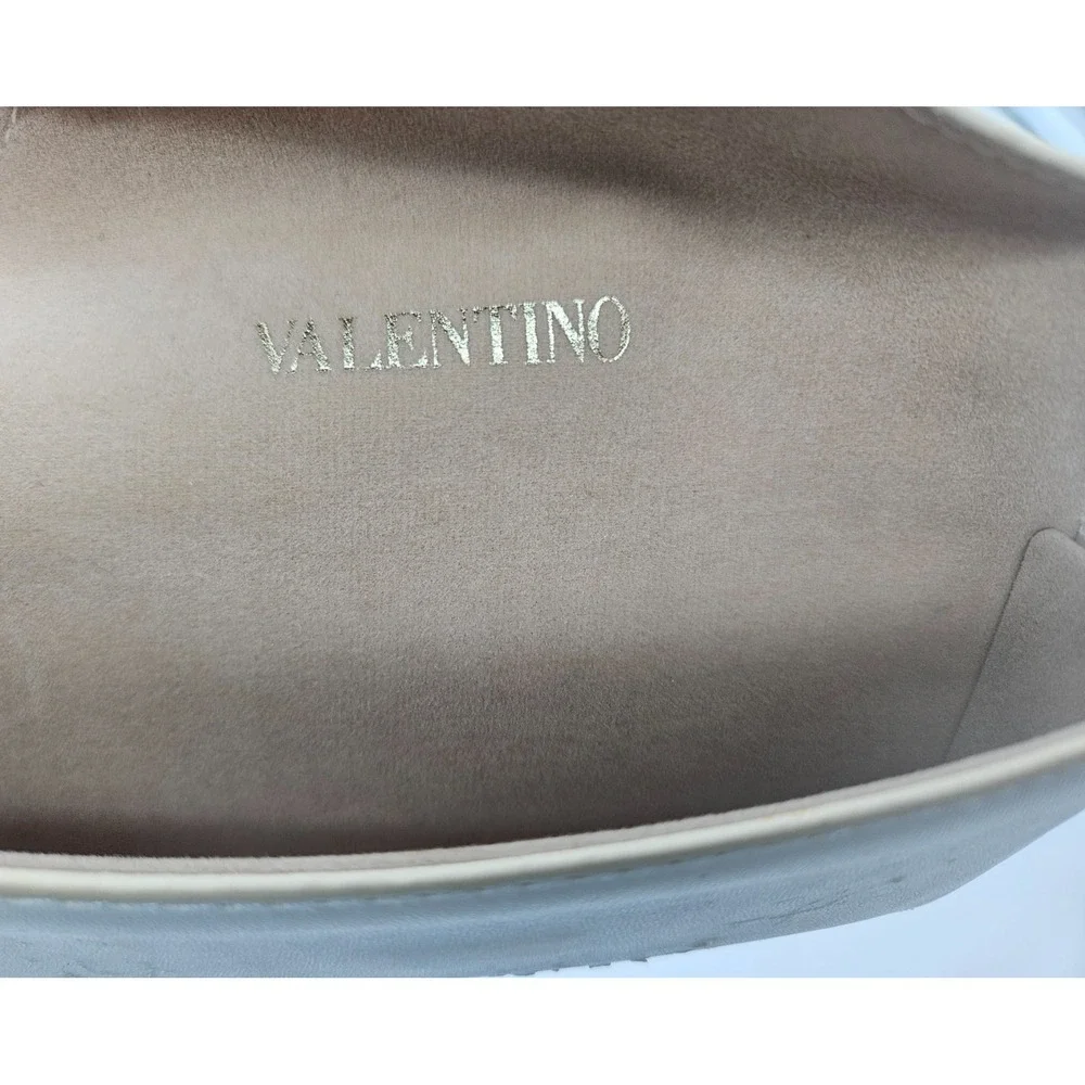 Valentino White Faux Leather‎ Eyeglasses Case Holder